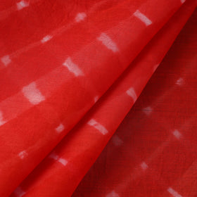 Orange Cotton Mothra Tie-Dye Leheriya Fabric