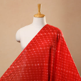 Orange Cotton Mothra Tie-Dye Leheriya Fabric