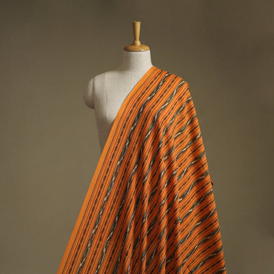 Cotton pochampally dabi ikat fabric 22 - handcrafted