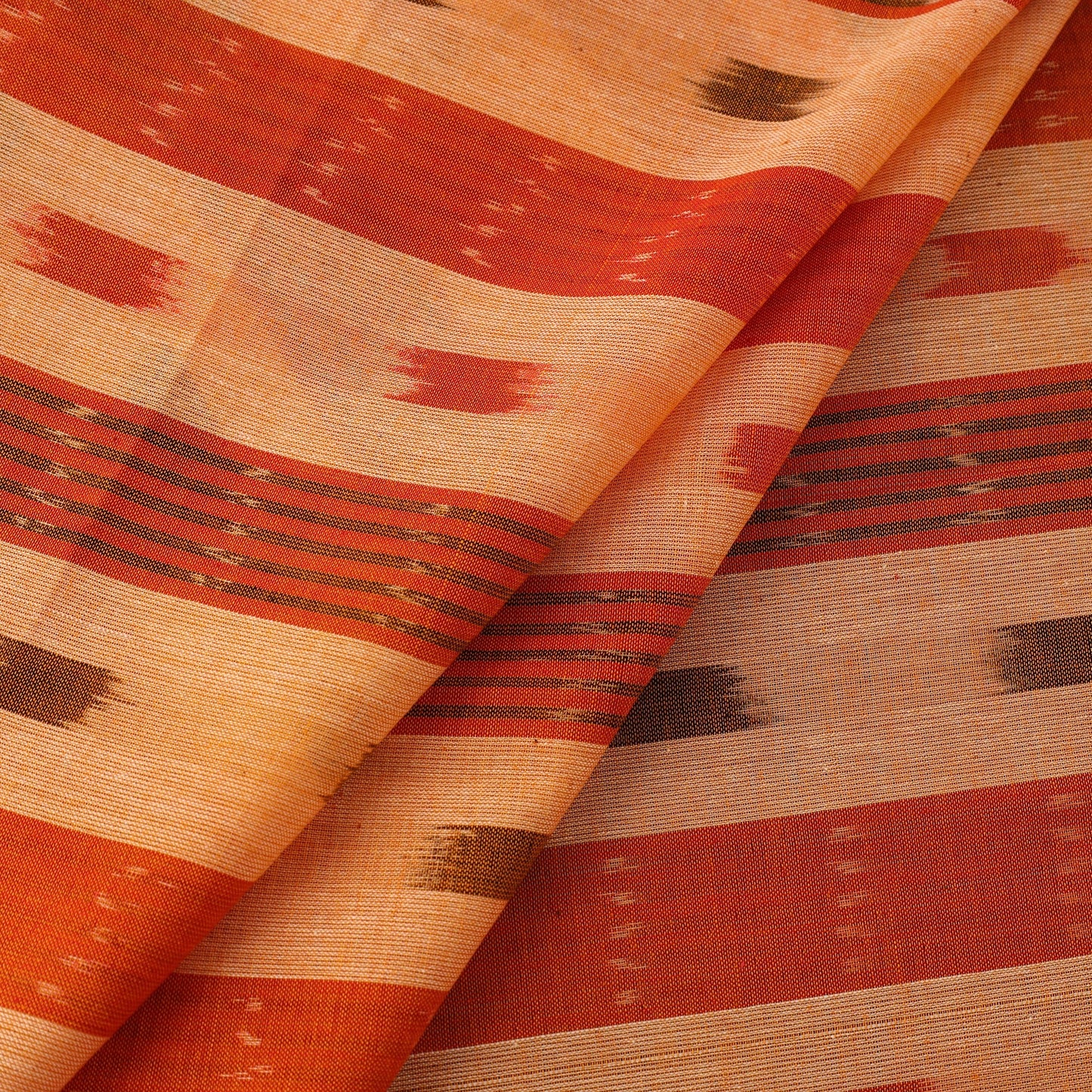 Cotton sambalpuri ikat fabric 25 - handcrafted