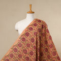 Orange - cotton sanganeri fabric 15 - handcrafted