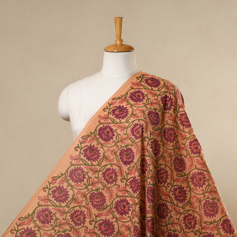 Orange - cotton sanganeri fabric 15 - handcrafted