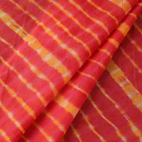 Handloom Cotton Tie-Dye Leheriya Fabric