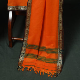 Orange - dharwad cotton 3pc unstitched dress material