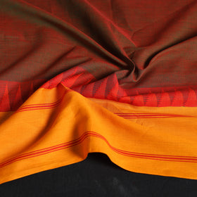 Orange Dharwad Cotton Blouse Piece