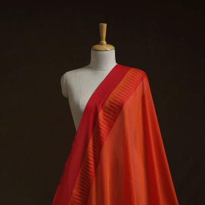Dharwad cotton fabric with border 28 - handcrafted