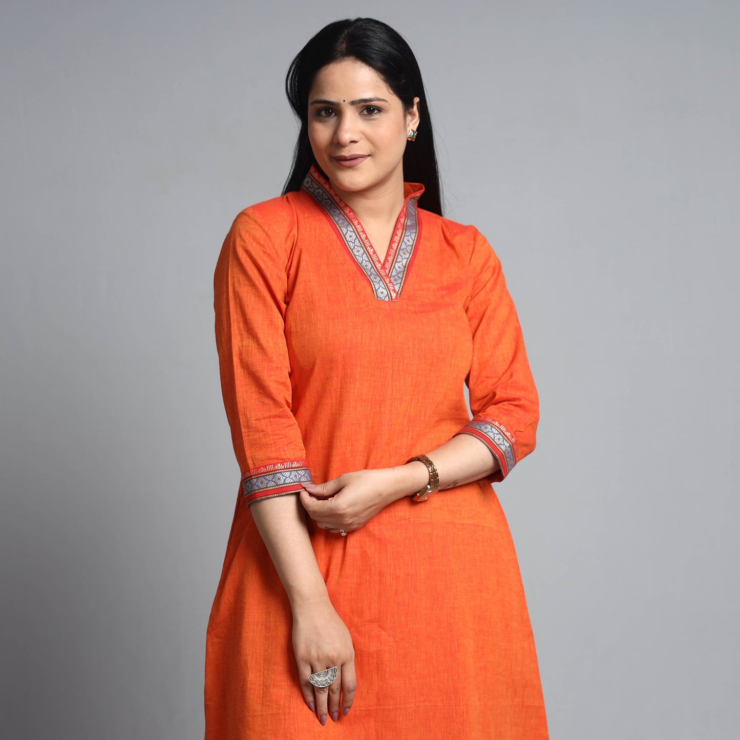  Dharwad Cotton Long Kurta for Women