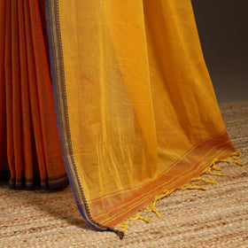 Dharwad cotton saree with border 20 - handcrafted