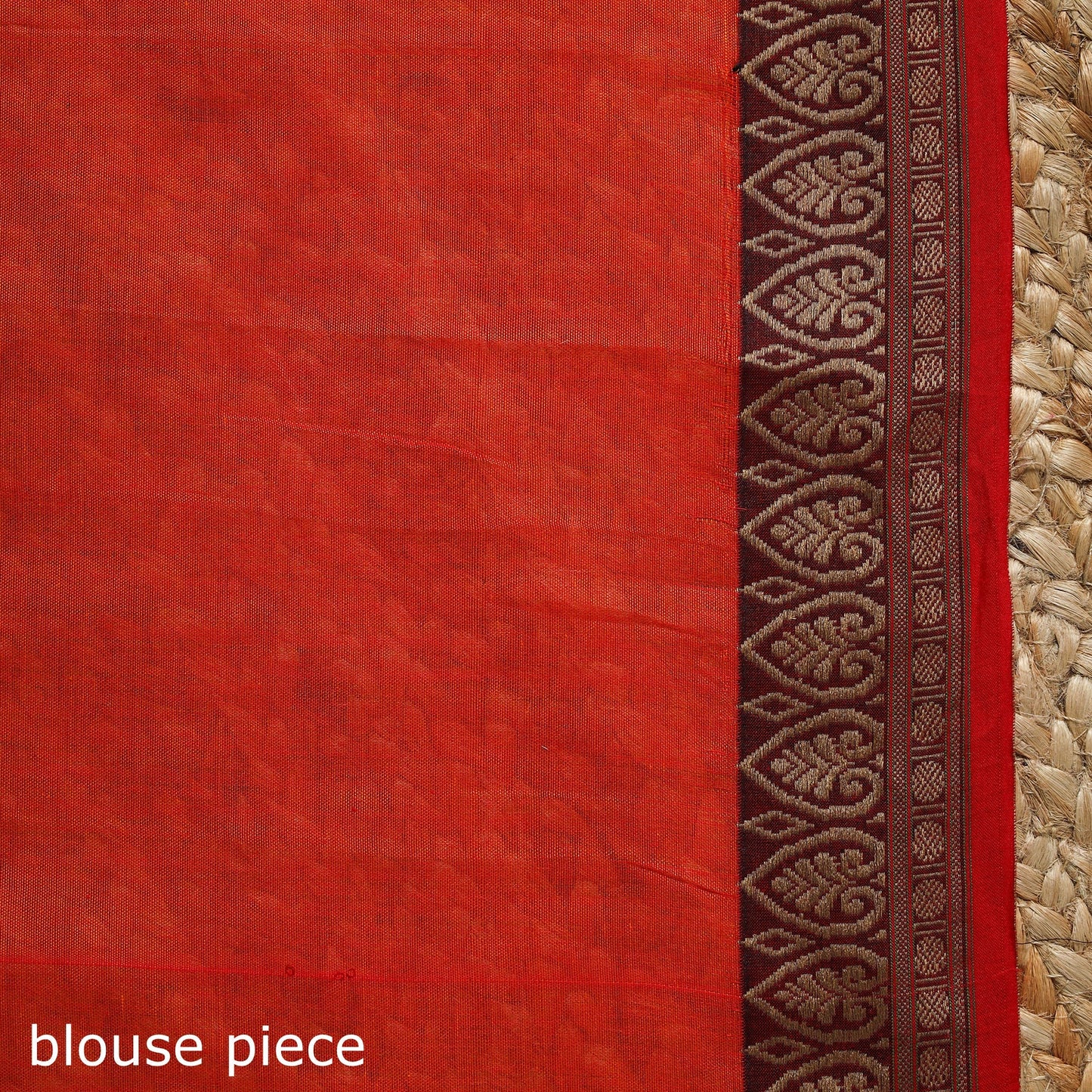 Dharwad cotton saree with border 57 - handcrafted
