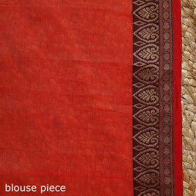 Dharwad cotton saree with border 57 - handcrafted