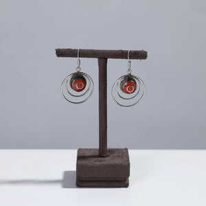  Ethnic Tibetan Earrings with Semi-Precious Stones