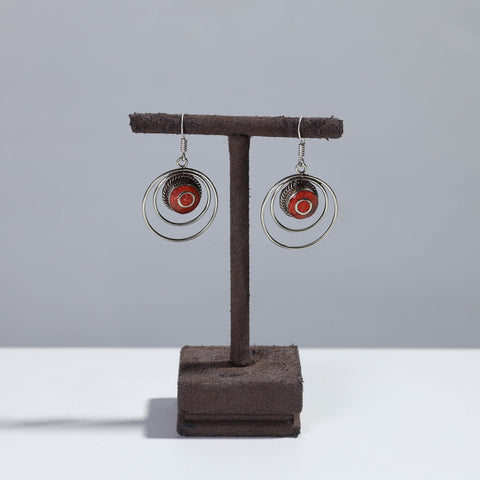  Ethnic Tibetan Earrings with Semi-Precious Stones