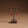 Orange - ethnic tribal tibetan earrings from himalaya 55