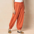Buy Flex Cotton Plain Elasticated Pant Online l iTokri.com