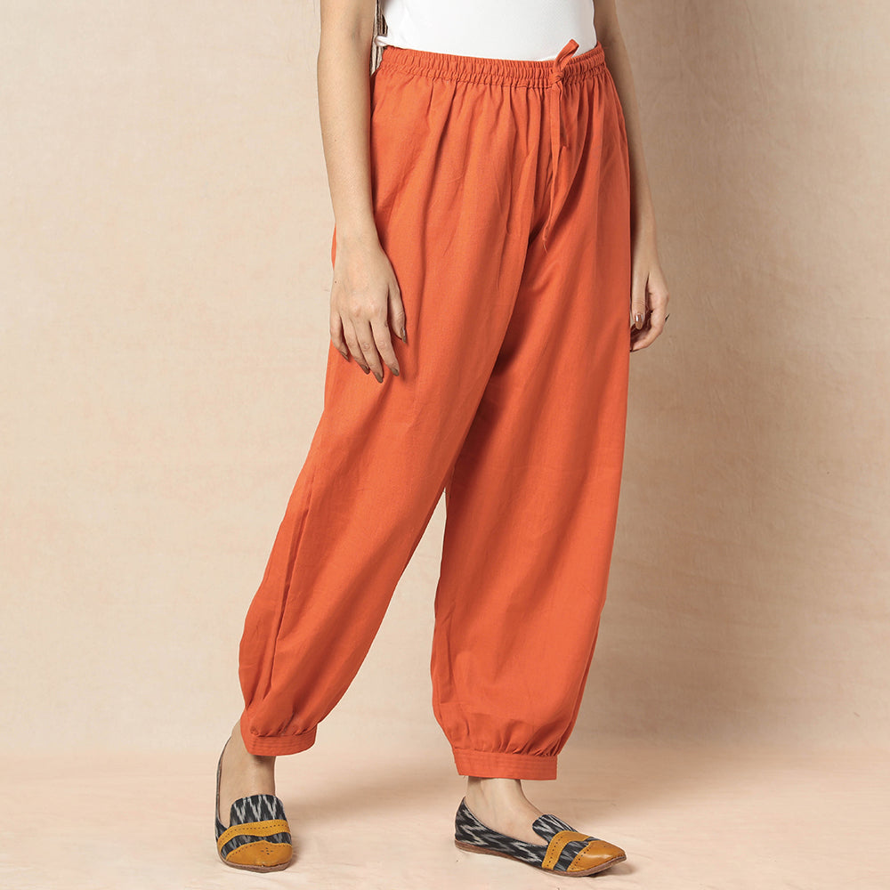 Buy Flex Cotton Plain Elasticated Pant Online l iTokri.com
