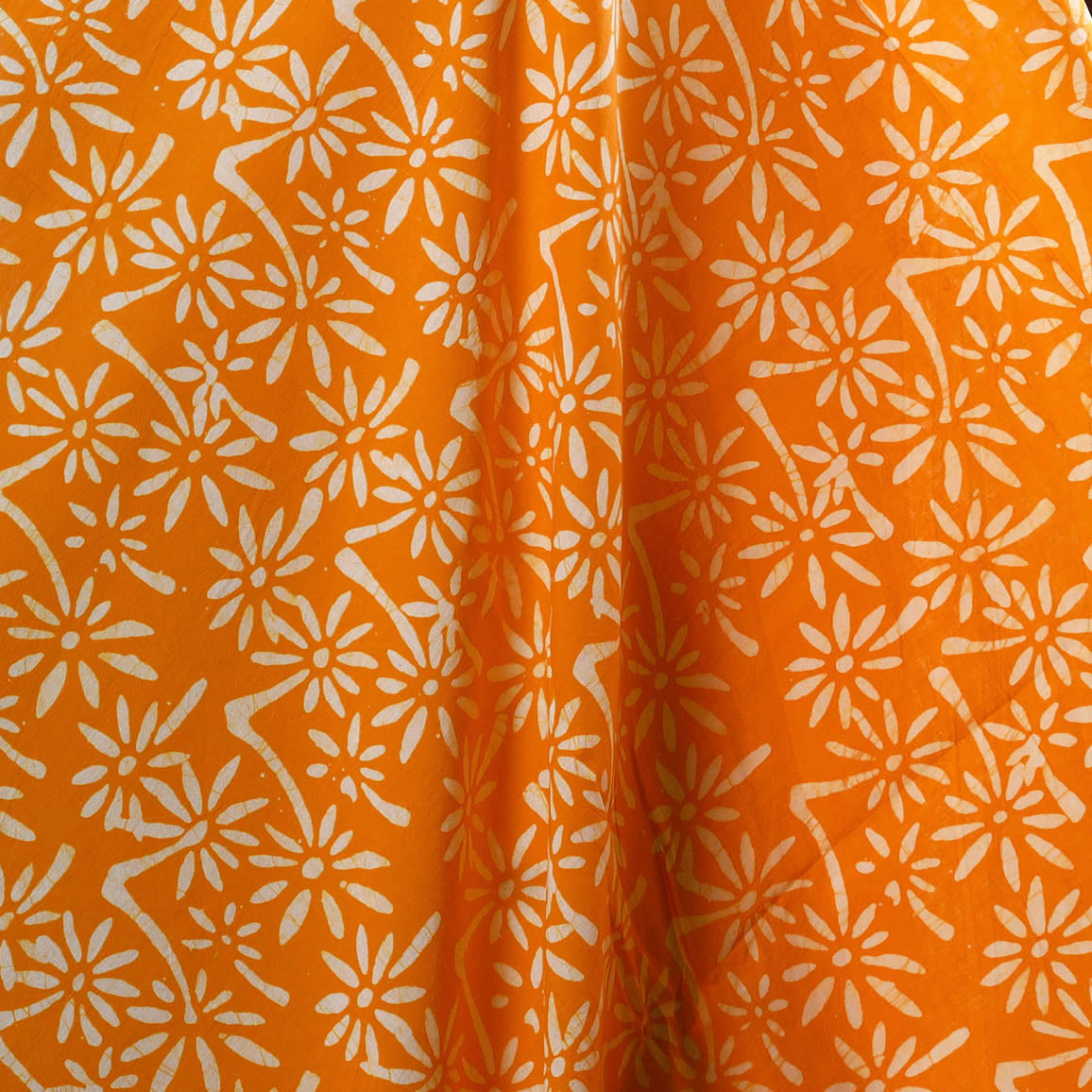 Hand batik cotton fabric 08 - handcrafted