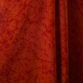 Orange - hand batik cotton fabric 13 - handcrafted
