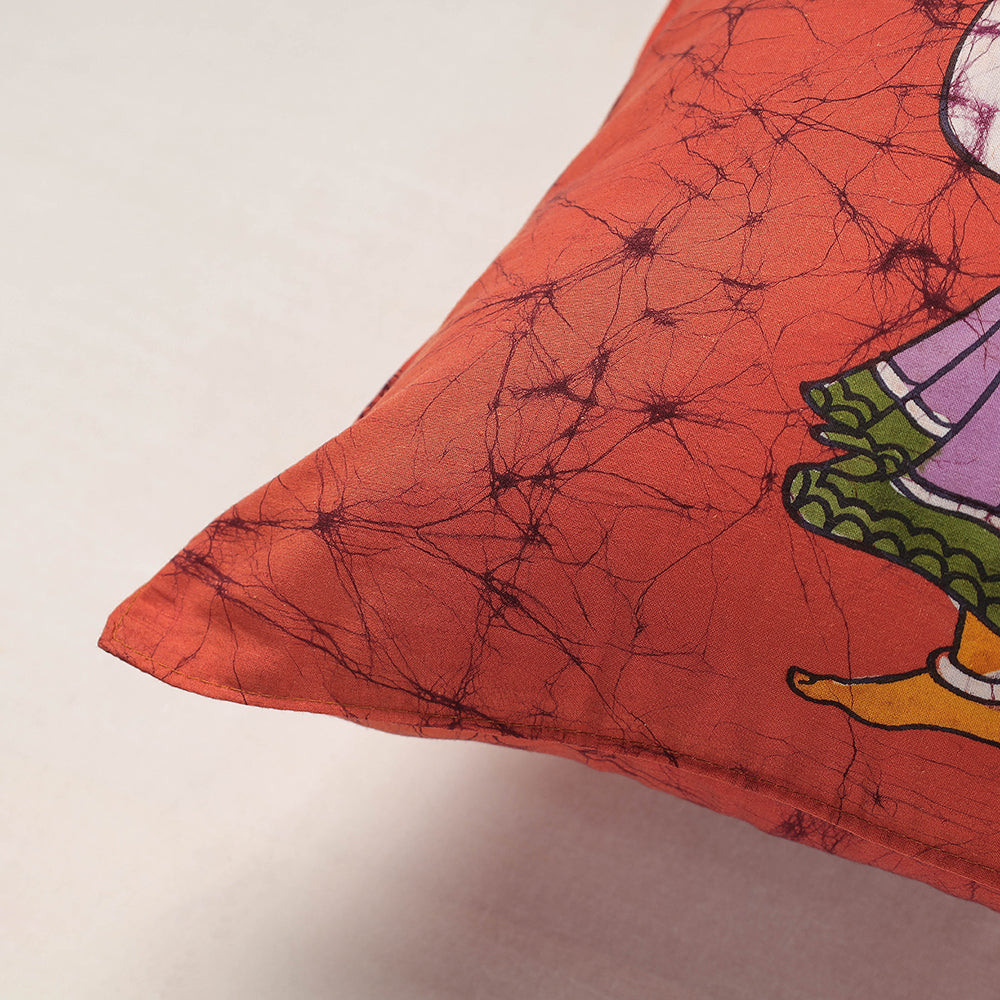  Hand Batik Printed Cotton Cushion Cover 