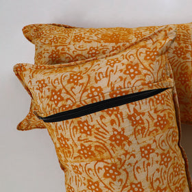 Hand Batik Printed Cotton Pillow Cover (Set of 2) 06