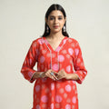 batik printed kurta