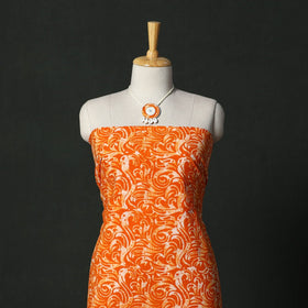 Hand block batik print cotton 2pc unstitched dress material