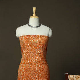 Hand batik cotton 3pc unstitched dress material 08