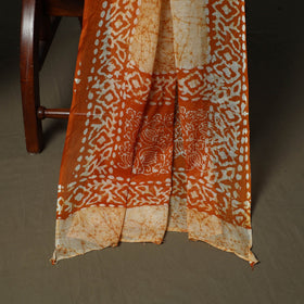 Hand batik cotton 3pc unstitched dress material 13