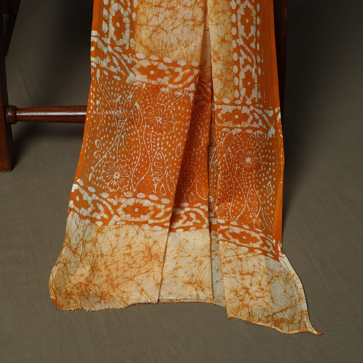 Hand batik cotton 3pc unstitched dress material 14
