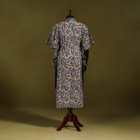 Hand batik cotton long kaftan 21 - handcrafted