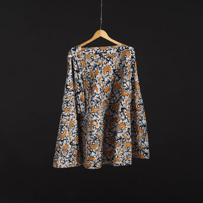 Hand batik cotton wrap around skirt 102 - handcrafted