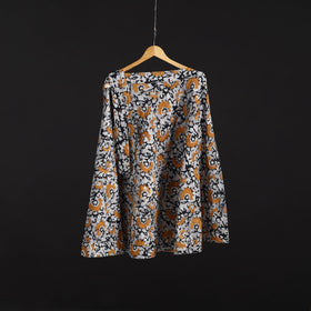 Hand batik cotton wrap around skirt 102 - handcrafted