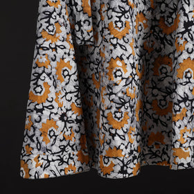 Hand batik cotton wrap around skirt 102 - handcrafted