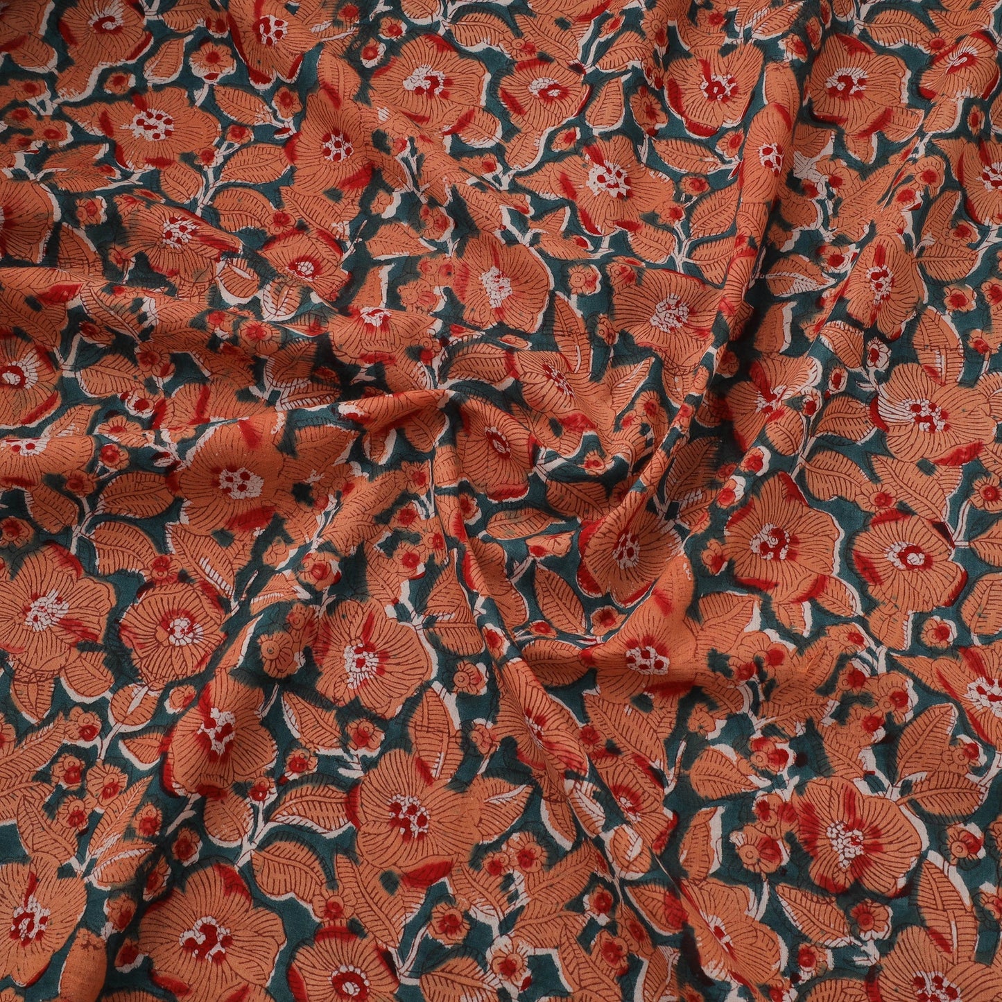 Hand cotton sanganeri fabric 18 - handcrafted