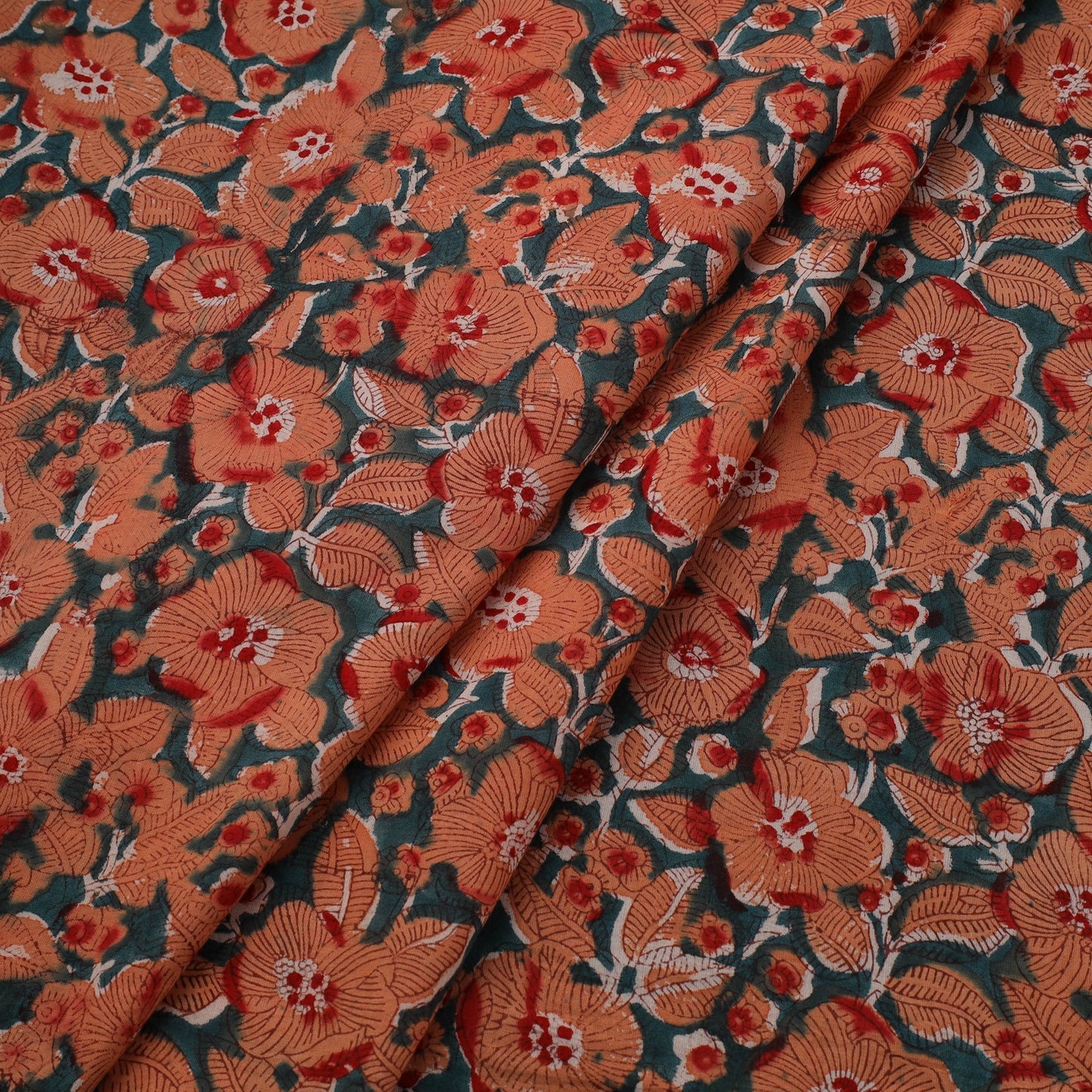 Hand cotton sanganeri fabric 18 - handcrafted