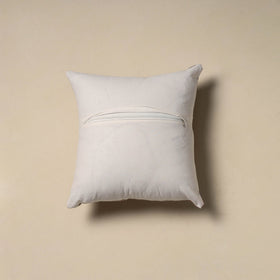 Hand sanganeri floral cushion cover 17 - handcrafted