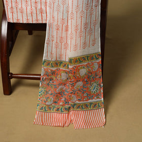 Hand sanganeri cotton 3pc unstitched dress material 07