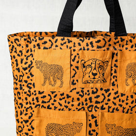  Hand Block Print Cotton Shoulder Bag 