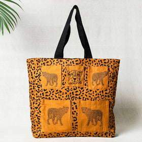  Hand Block Print Cotton Shoulder Bag 