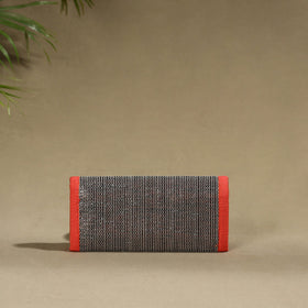 Orange Handcrafted Audio Tape Clutch Wallet