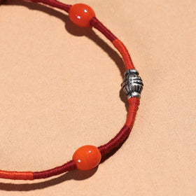 patwa thread beadwork anklet