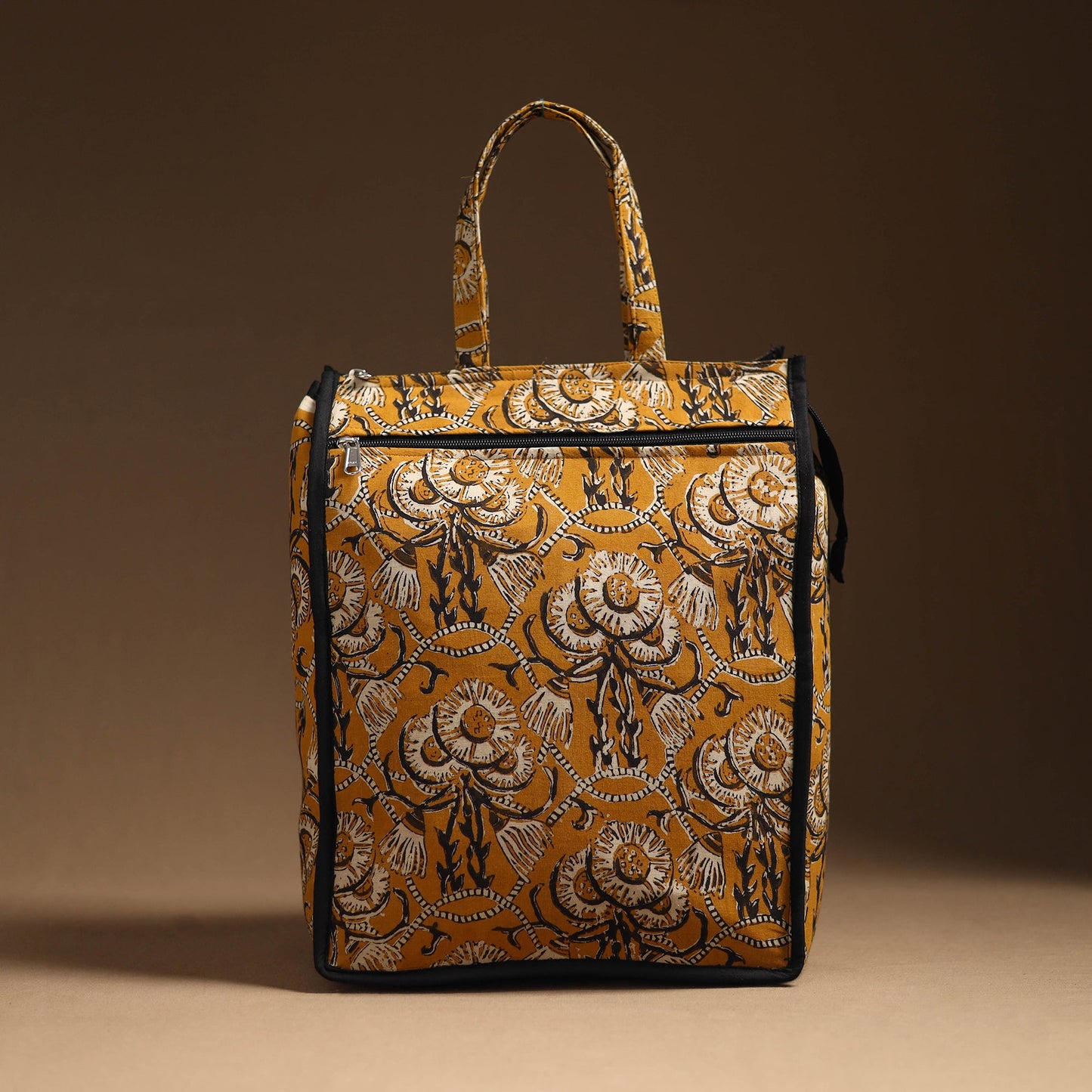 Orange Eco Friendly Handcrafted Cotton Shopping Bag