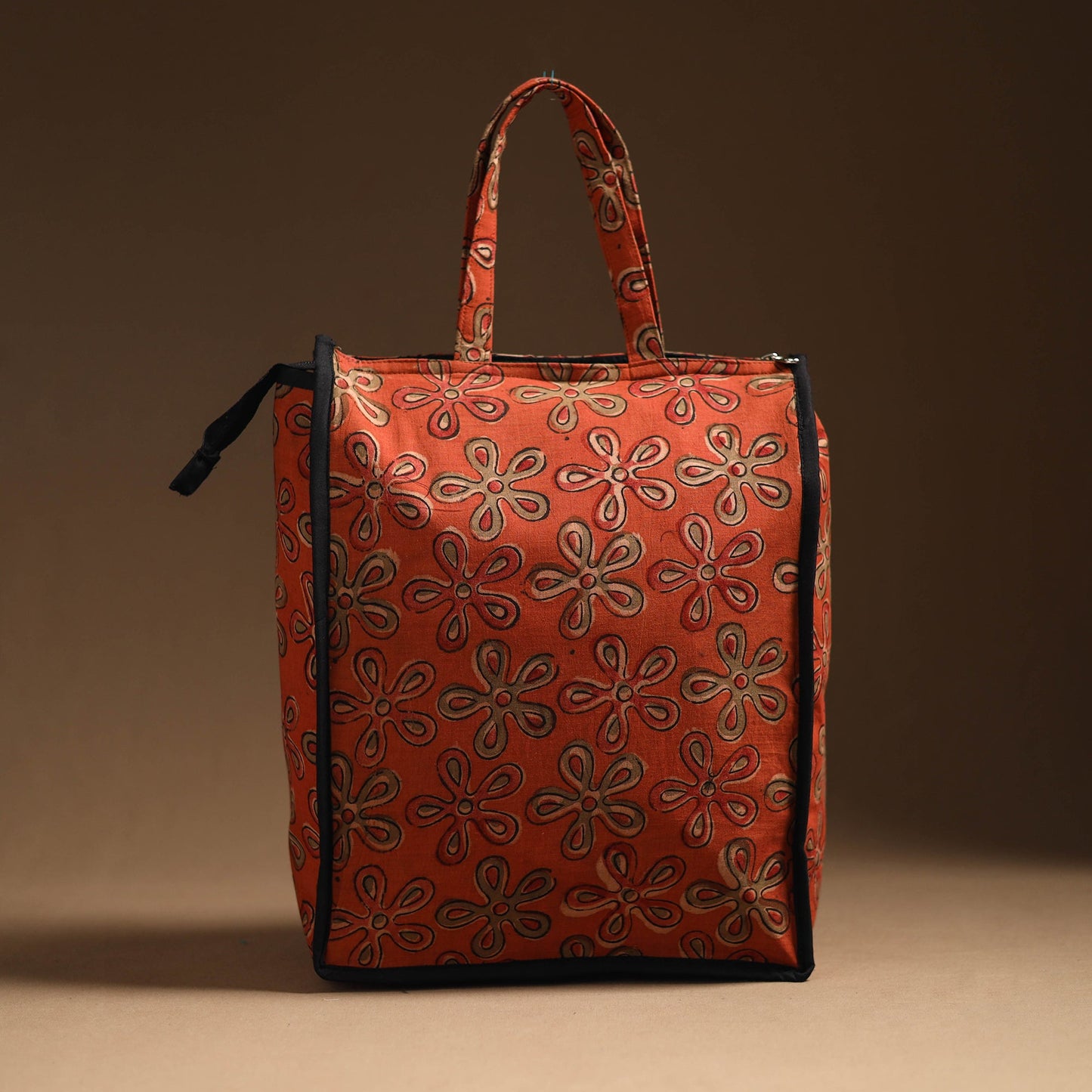 Orange Eco Friendly Handcrafted Cotton Shopping Bag