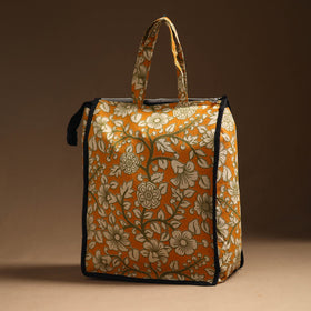 Orange Eco Friendly Handcrafted Cotton Shopping Bag