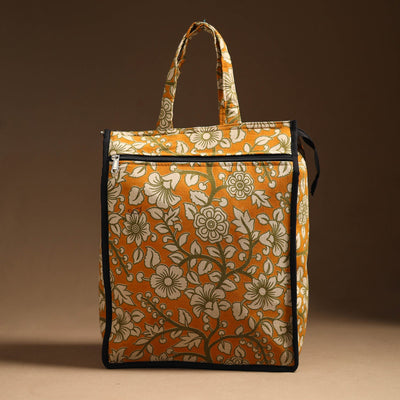 Orange Eco Friendly Handcrafted Cotton Shopping Bag