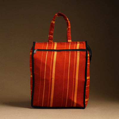 Orange Handcrafted Shopping Hand Bags