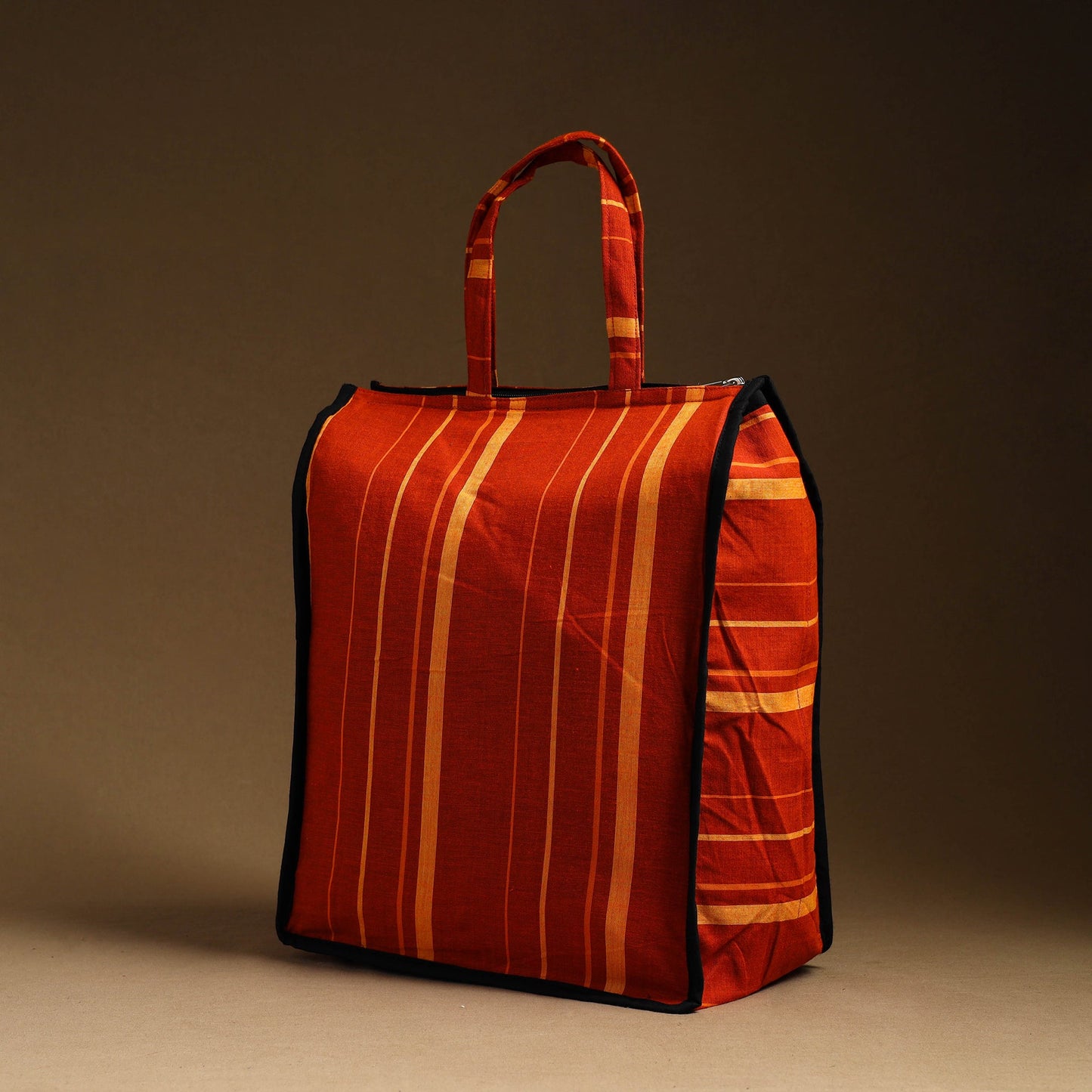 Orange Handcrafted Shopping Hand Bags