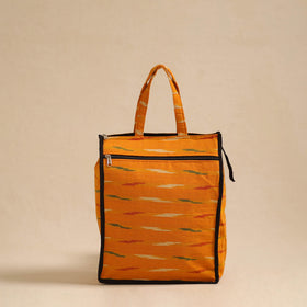  Orange Handcrafted Cotton Shopping Hand Bag 