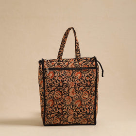  Orange Handcrafted Cotton Shopping Hand Bag Online in India