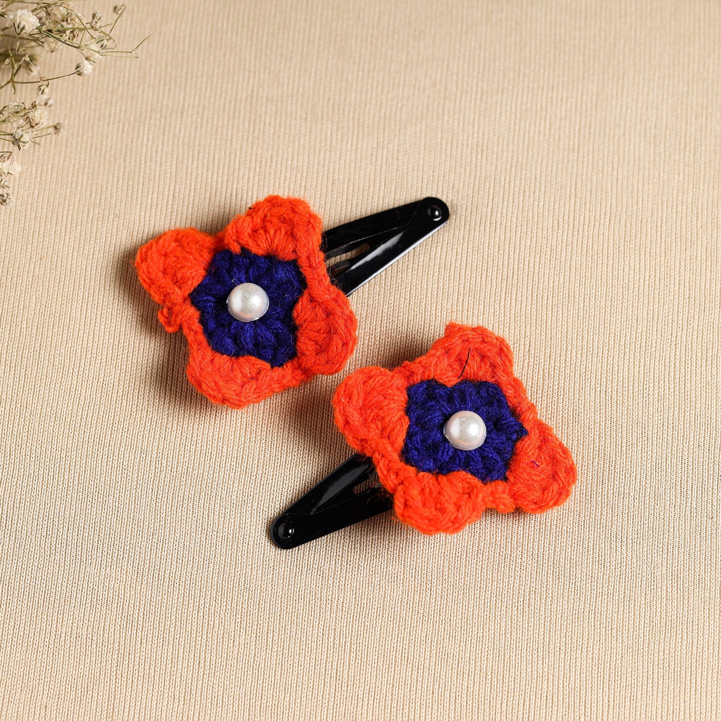 Butterfly Hair Clips for Women – Crochet Set