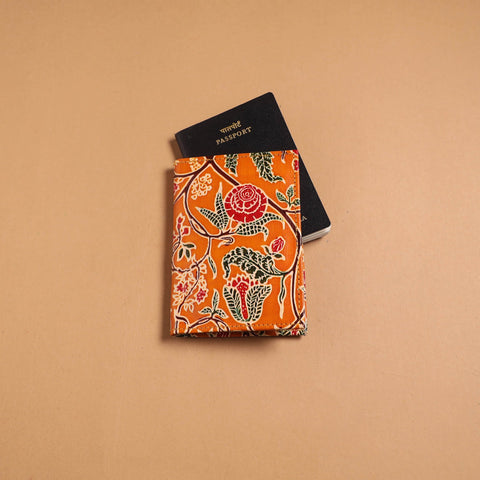 Handcrafted embossed leather passport cover 07